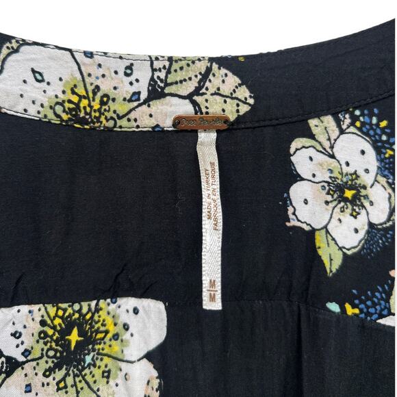 Free People Tuscan Dreams Floral Printed Romper Size Medium - Picture 6 of 9